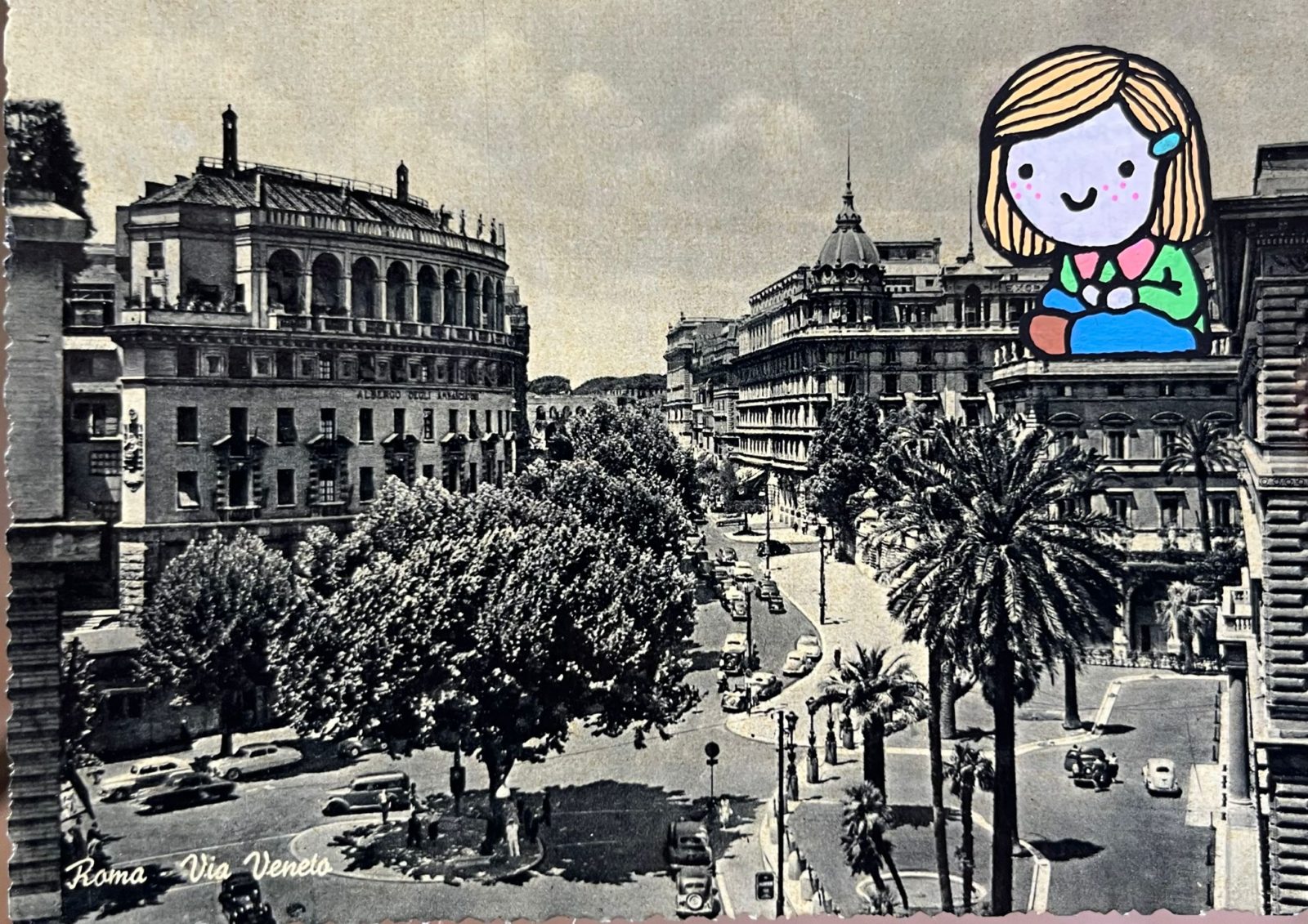 Roma via Vittorio Veneto (saluti da...)